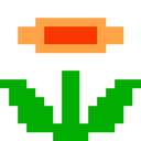 Retro Flower - Fire Icon 128x128 png